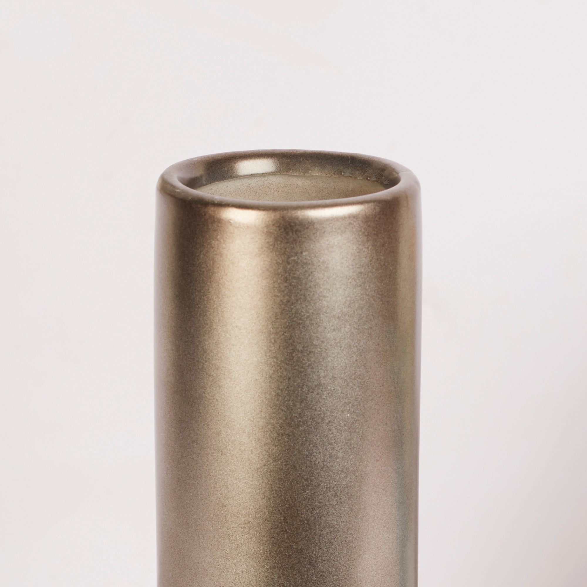 Alura Manhattan Ceramic Vase 28Cm in Silver Colour