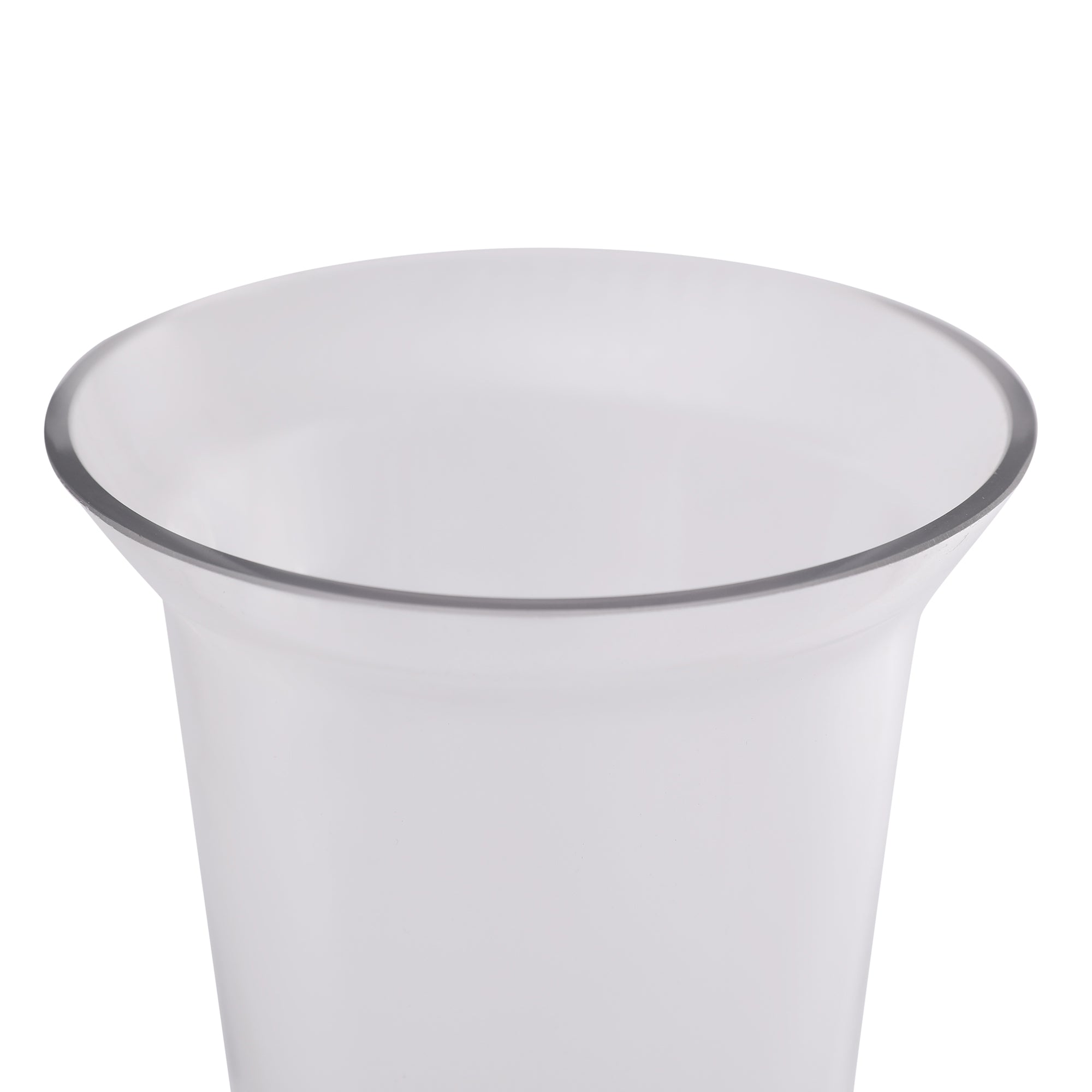 EDEL MODERN CLEAR GLASS SMALL SIZED VASE BY LIVING ESSENCE