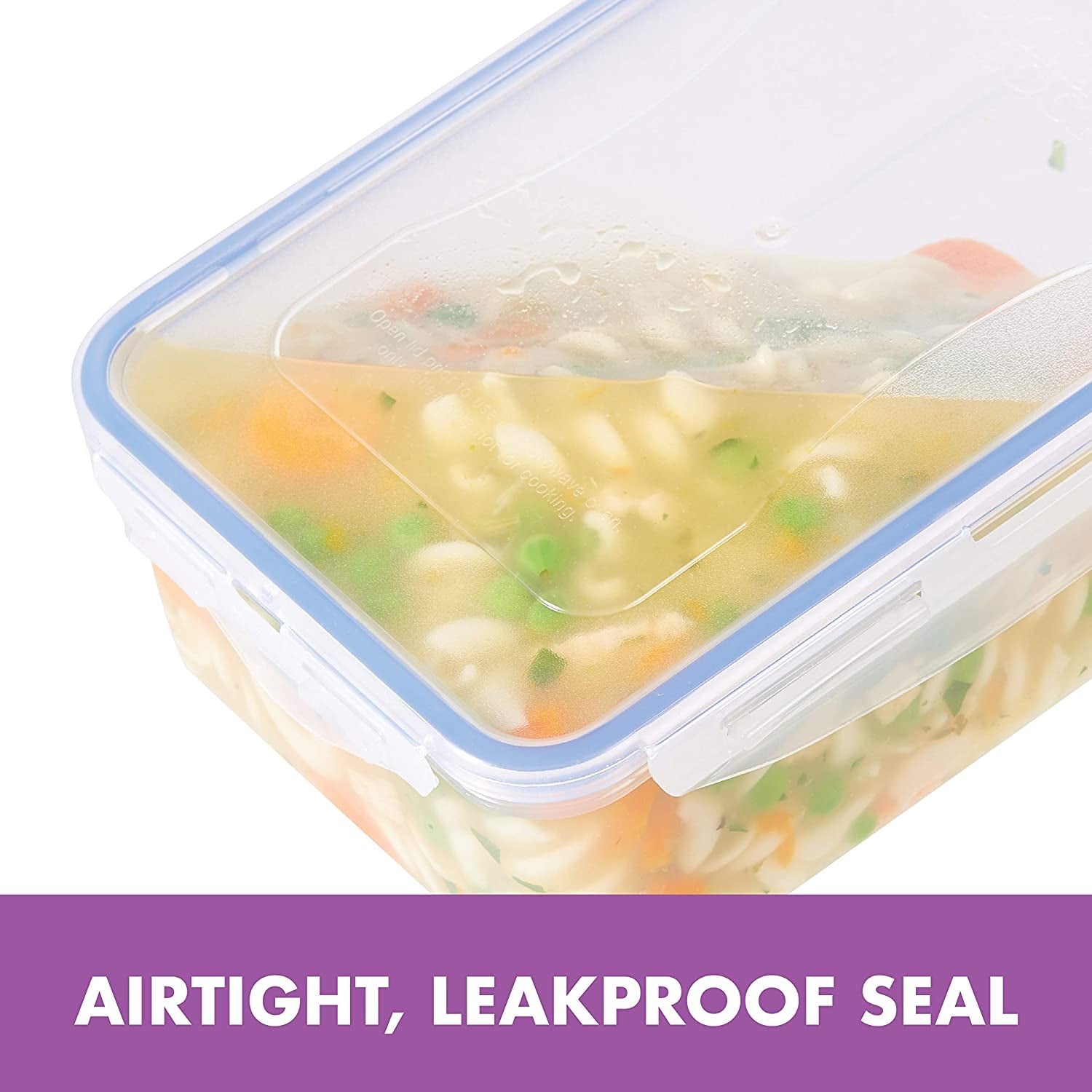 Modular BPA Free Airtight Plastic Square Container 600 ml in Transparent Colour