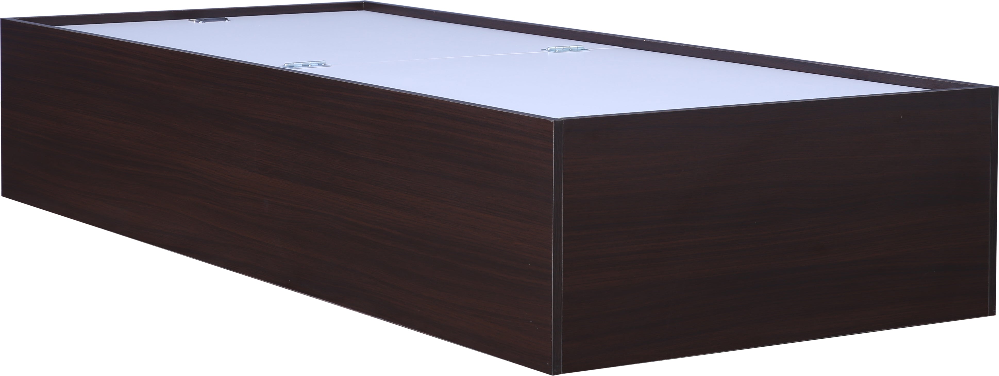 Ria Single bed with Box storage in Walnut Colour