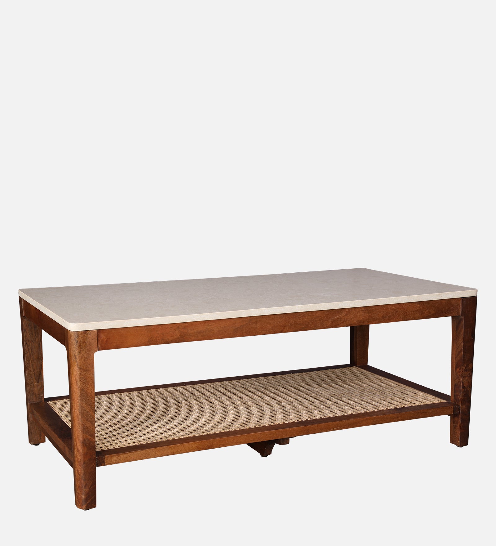 Siam Acacia Wood Center Table in Beige Colour