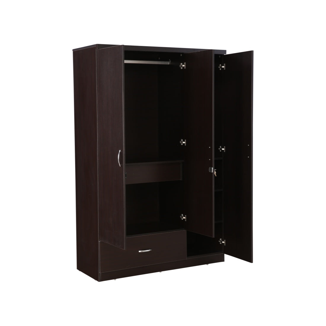 Utsav 3 door wardrobe in Wenge Colour
