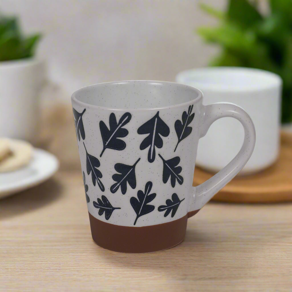 Living Essence Stoneware Mug White 360ml Set of 2Pcs