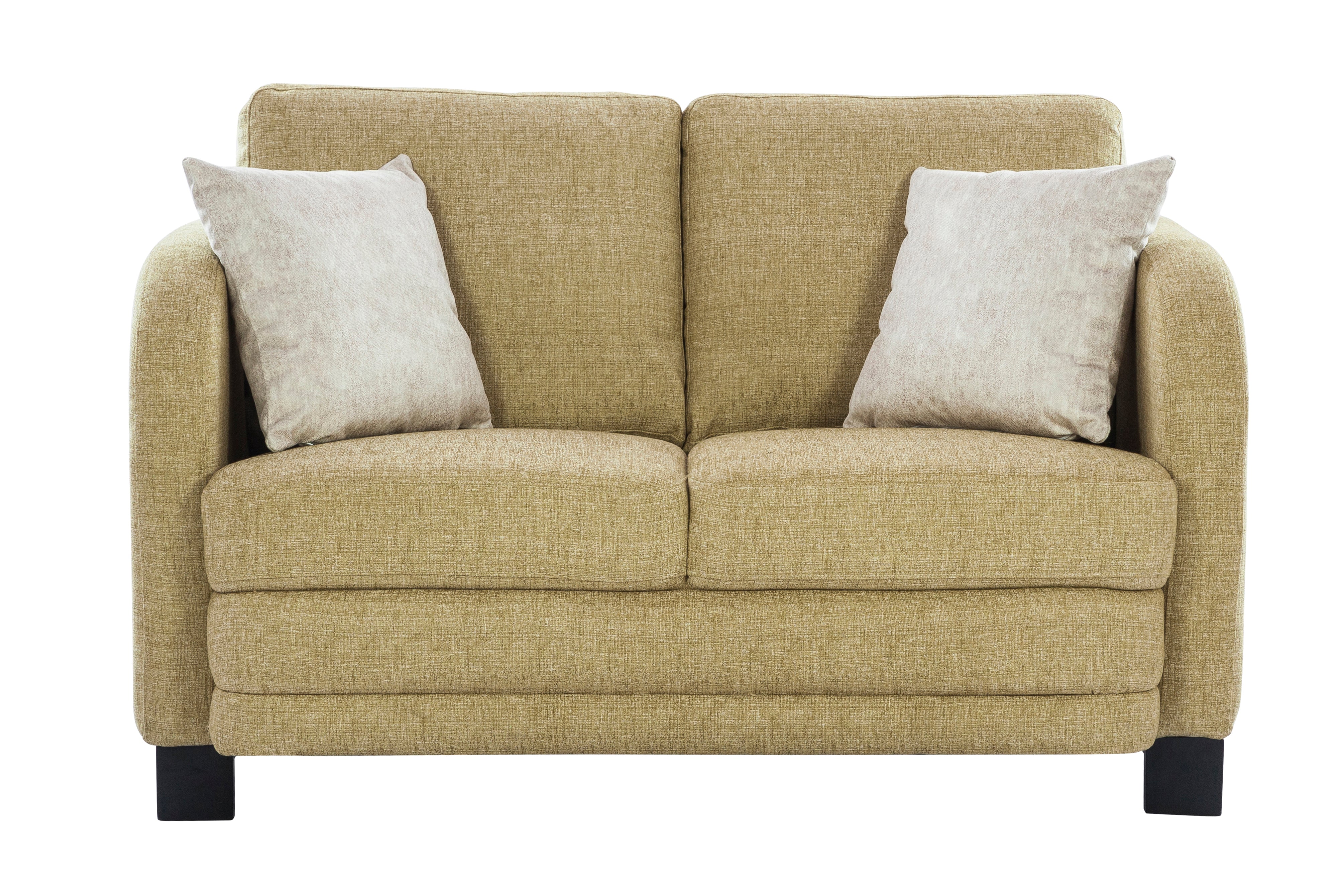 Grace Fabric Two Seater Sofa in Olive Colour