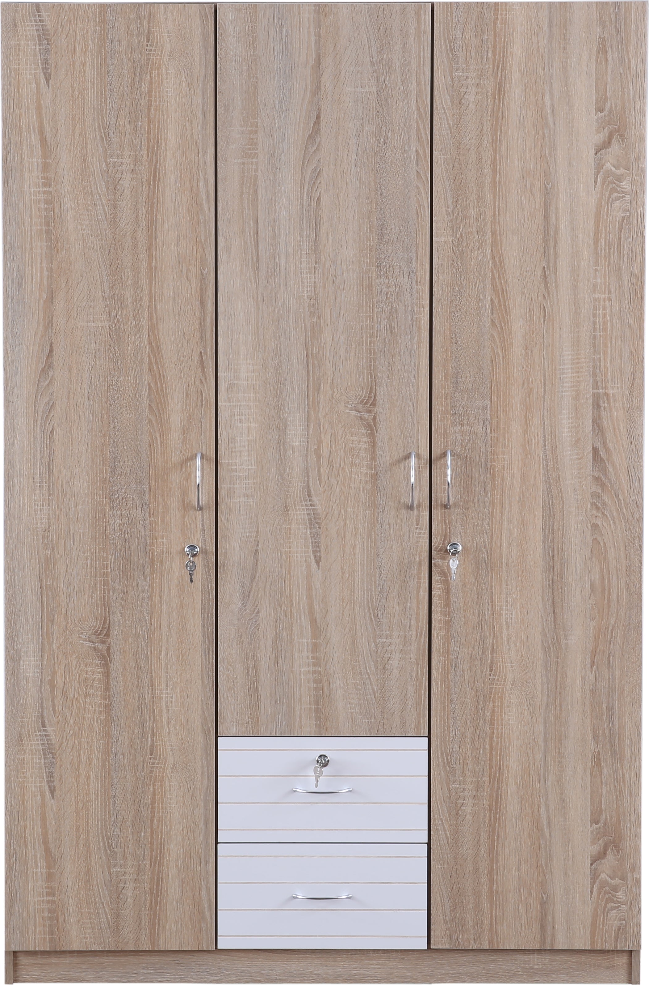 Molly Three door Wardrobe in Multi Colour