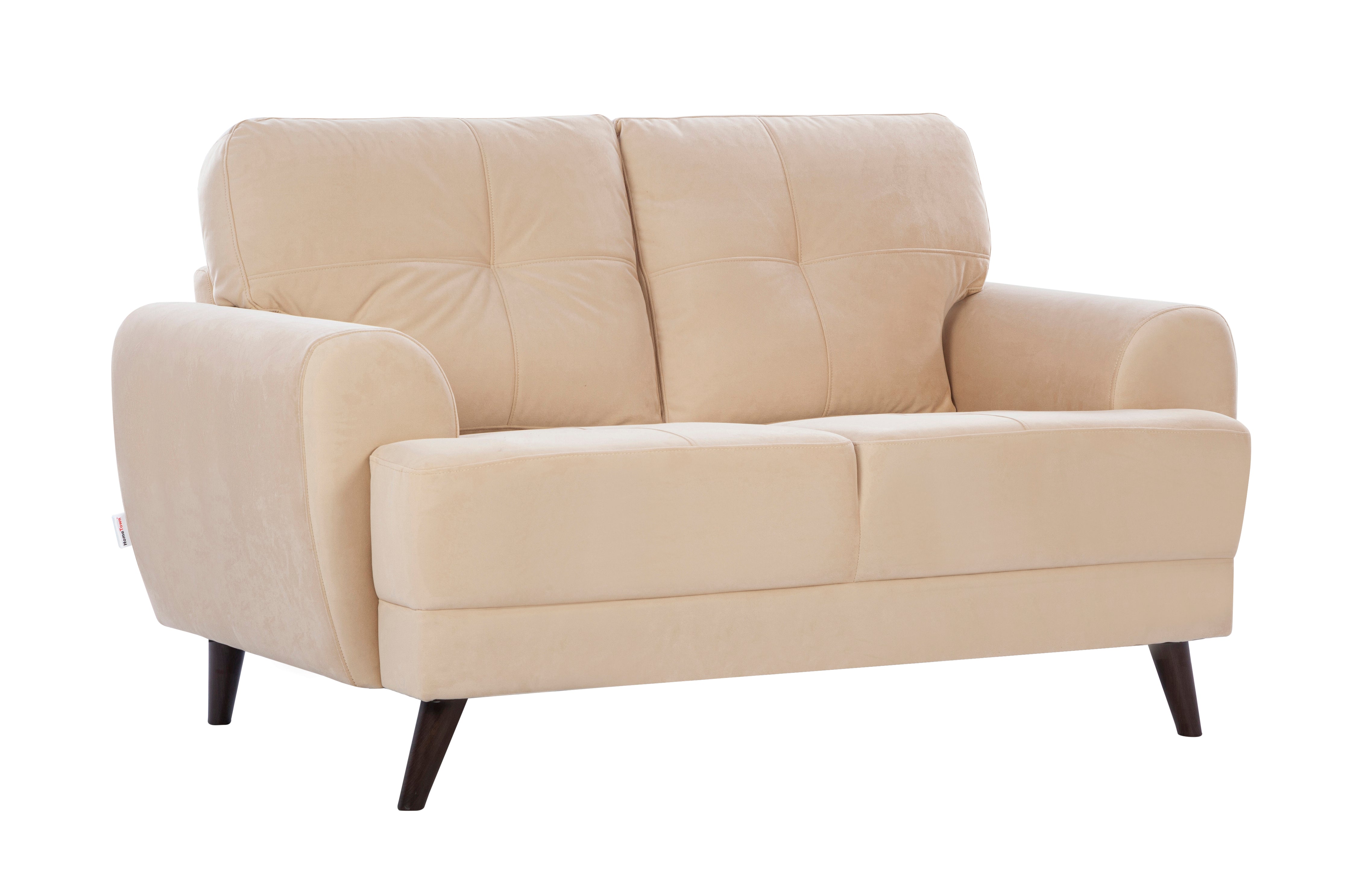 Riga Fabric 2 Seater Sofa in Beige Colour