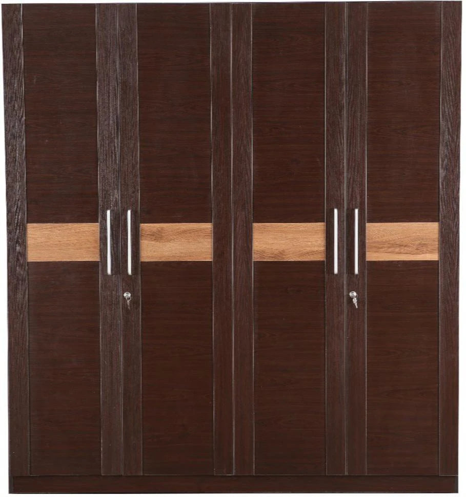 Magnum 4 Door Wardrobe in Walnut Colour