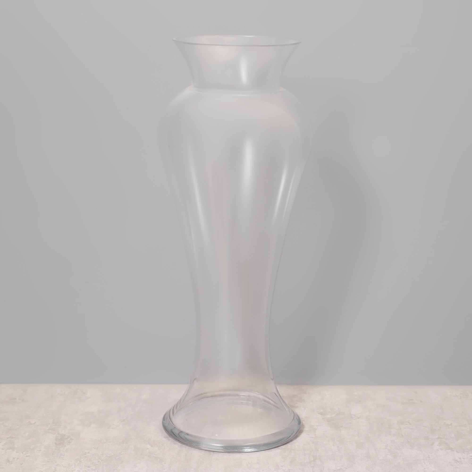 EDEL CLASSIC URN SHAPED CLEAR GLASS VASE MEDIUM SIZED BY LIVING ESSENCE