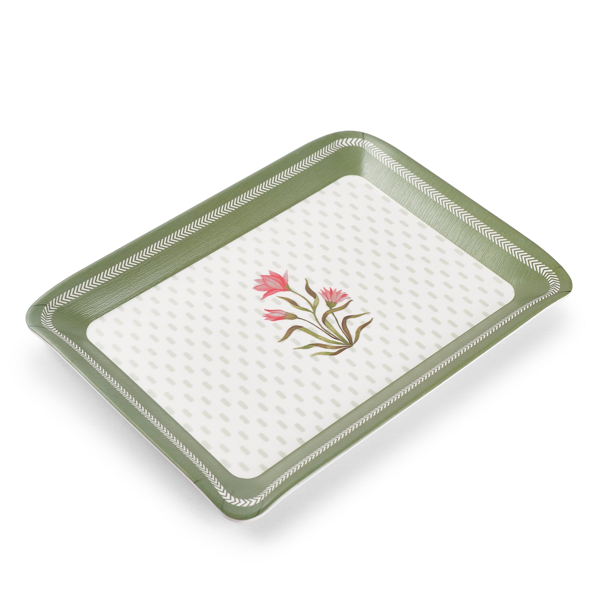 Nelumbra Melamine Medium Tray in Multi Colour