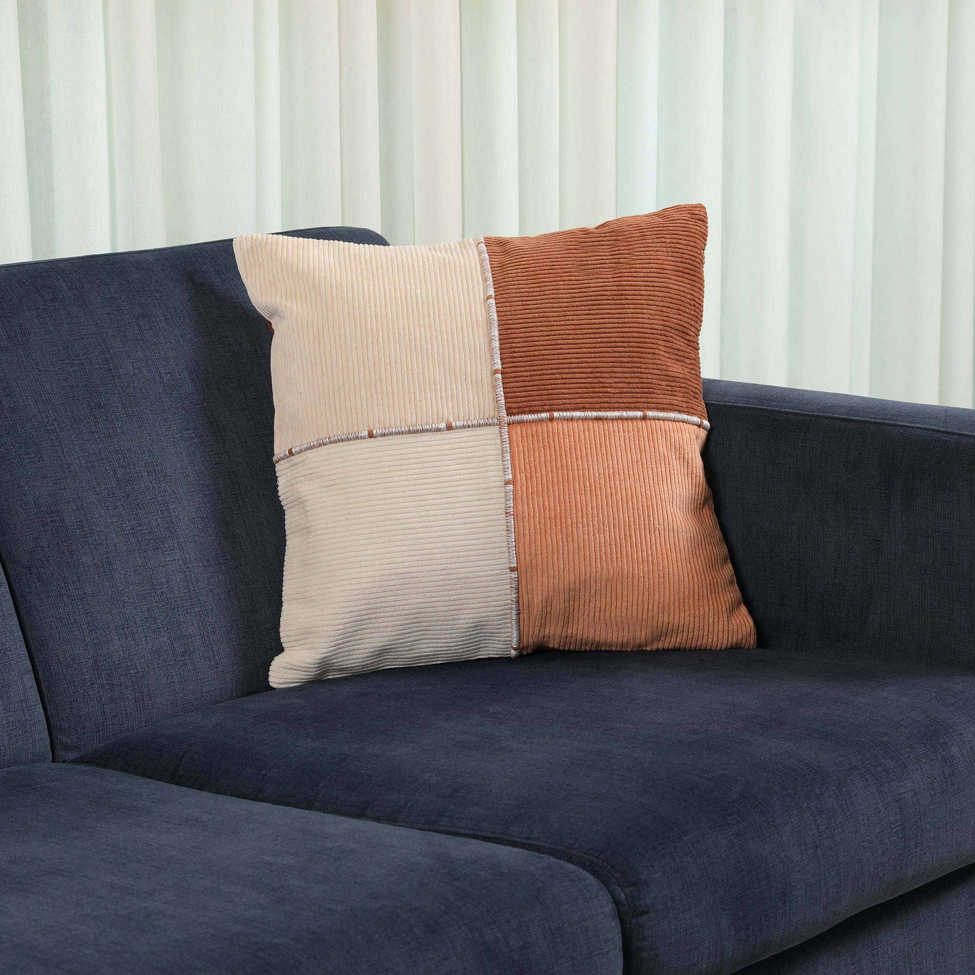 Modern Chic Cushion Cover Rust, 40X40cm