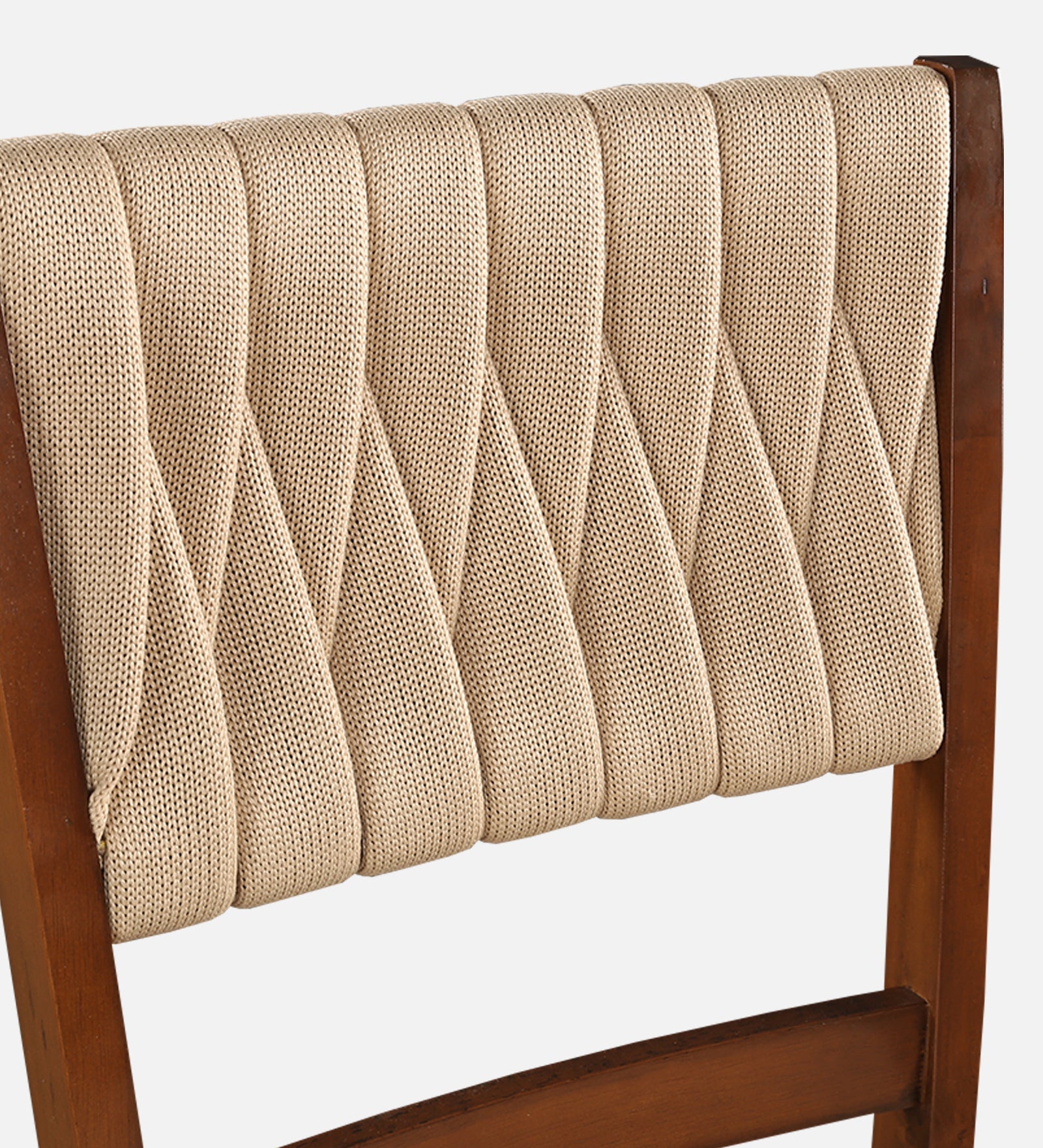 Quest Marble Top Six Seater Dining Set With Bench in Walnut Colour