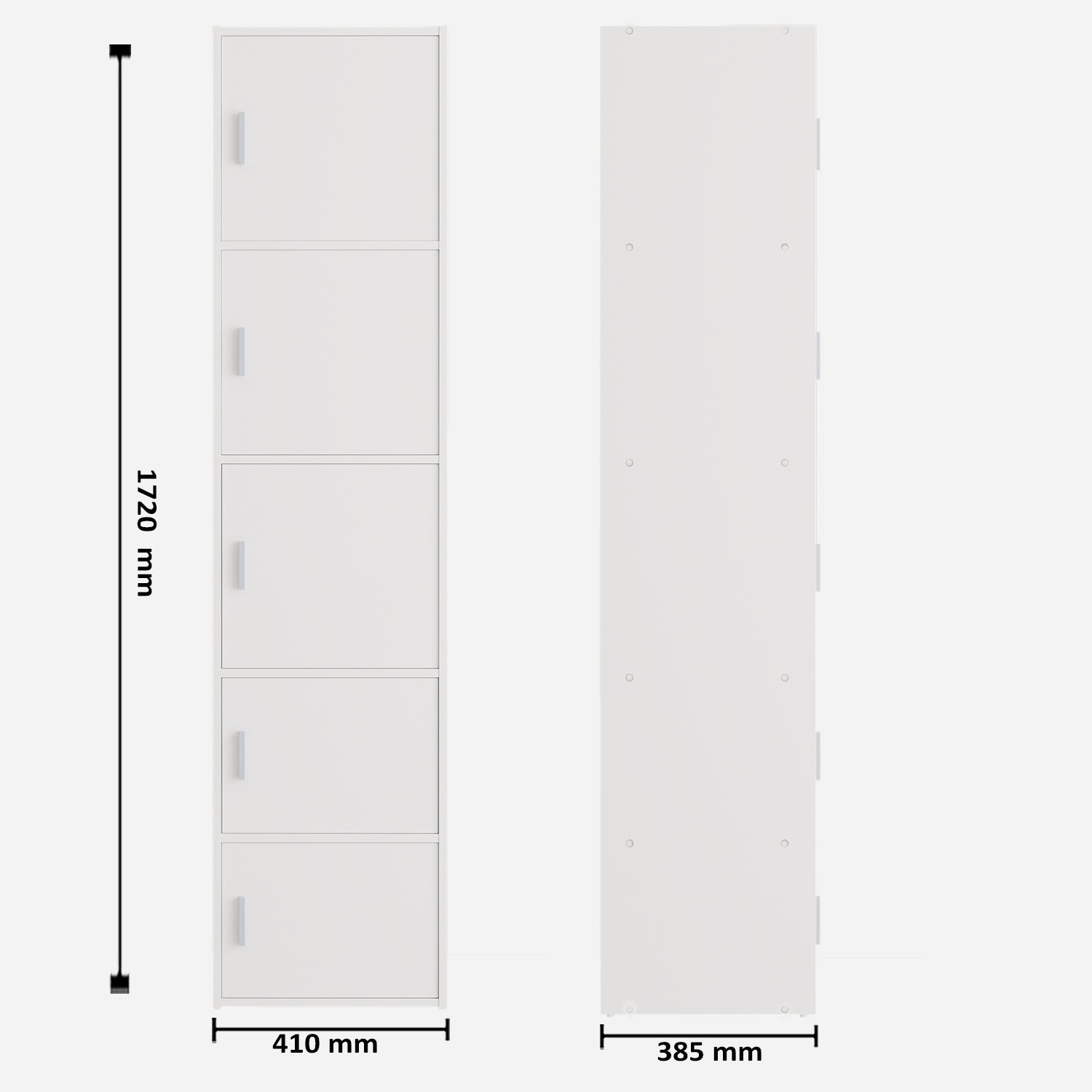 Combo - Buy Albert Engineered Wood 3 Tier + 4 Tier + 5 Tier Cabinet in White Colour