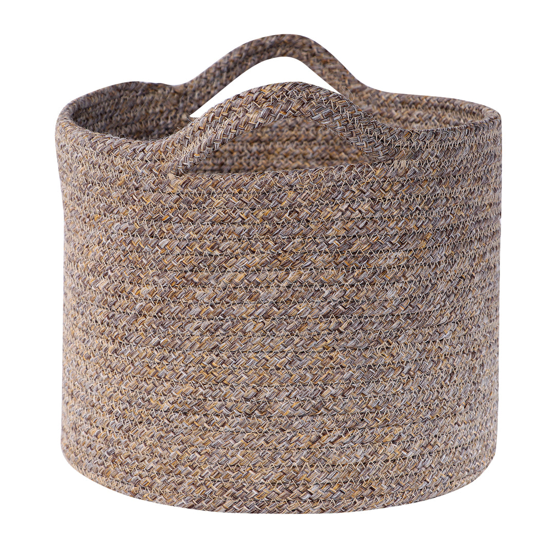 Kenso Polypropylene Organizer Bin Small in Beige Colour by Living Essence