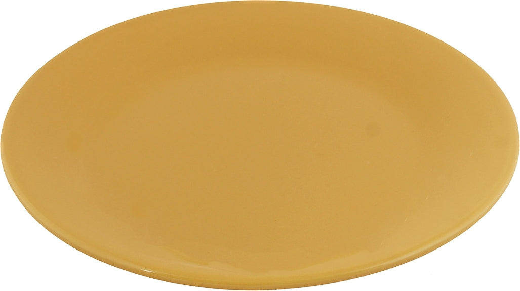 Ceramic Quarter Plate 8 Inch in Mustard Colour