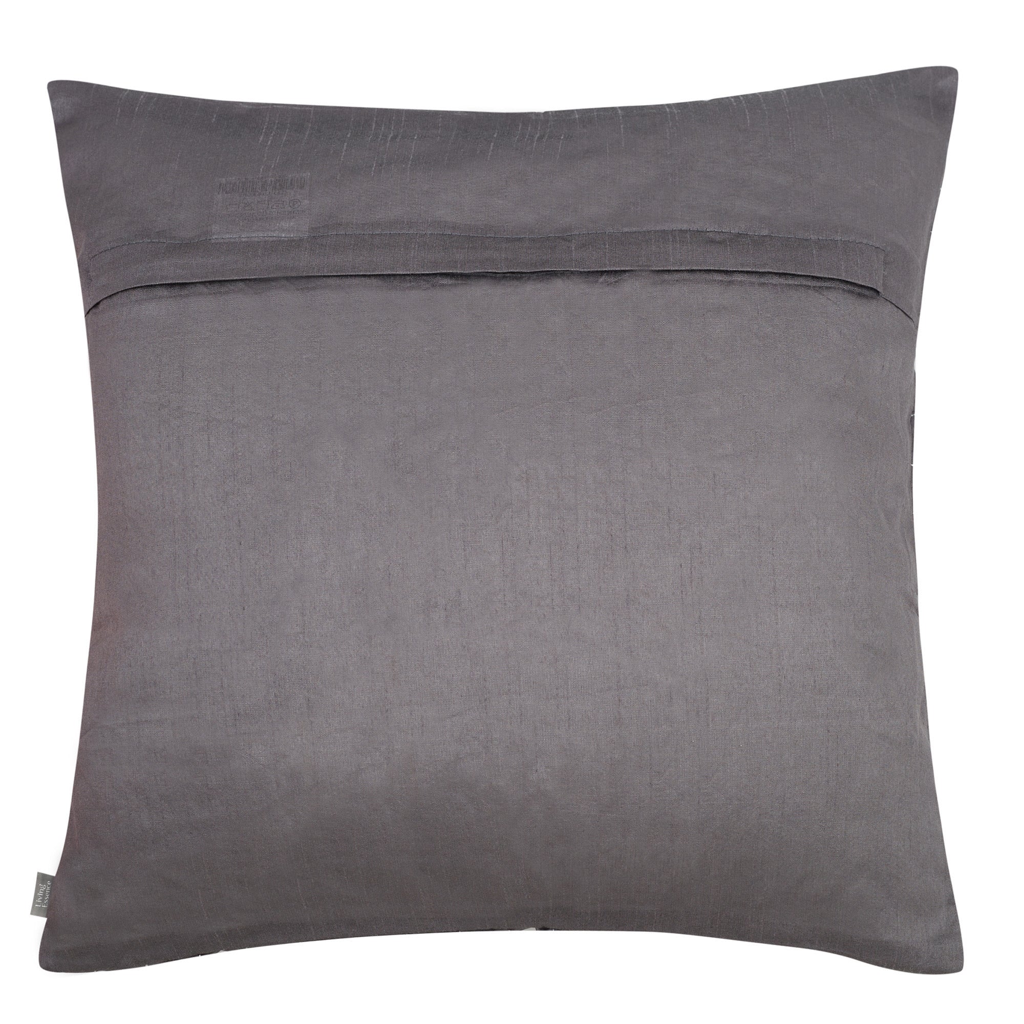 Modern Pleated Set Of 2 Cushion Cover 40x40 Cm in Charcoal Colour
