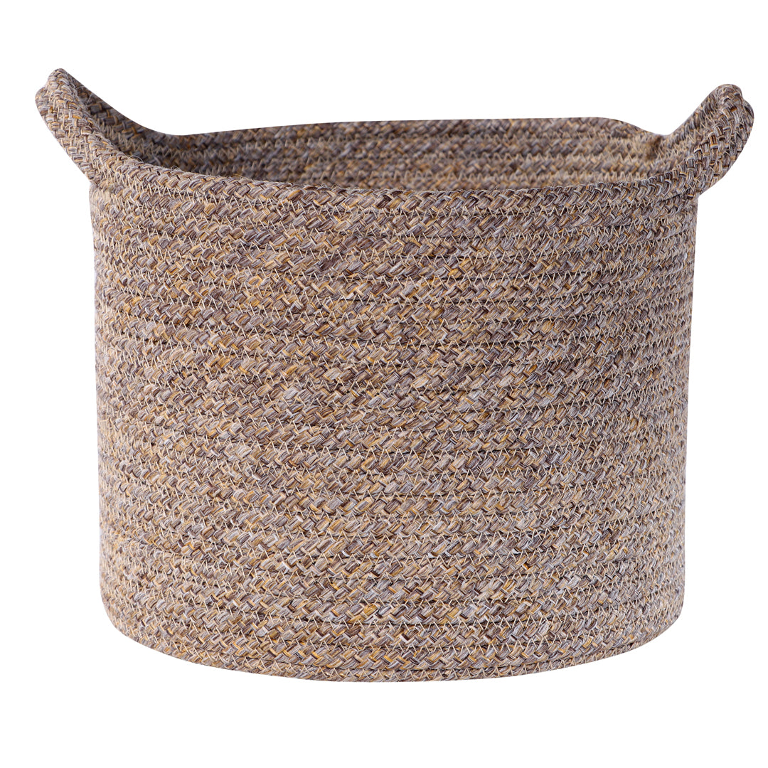 Kenso Polypropylene Organizer Bin Small in Beige Colour by Living Essence