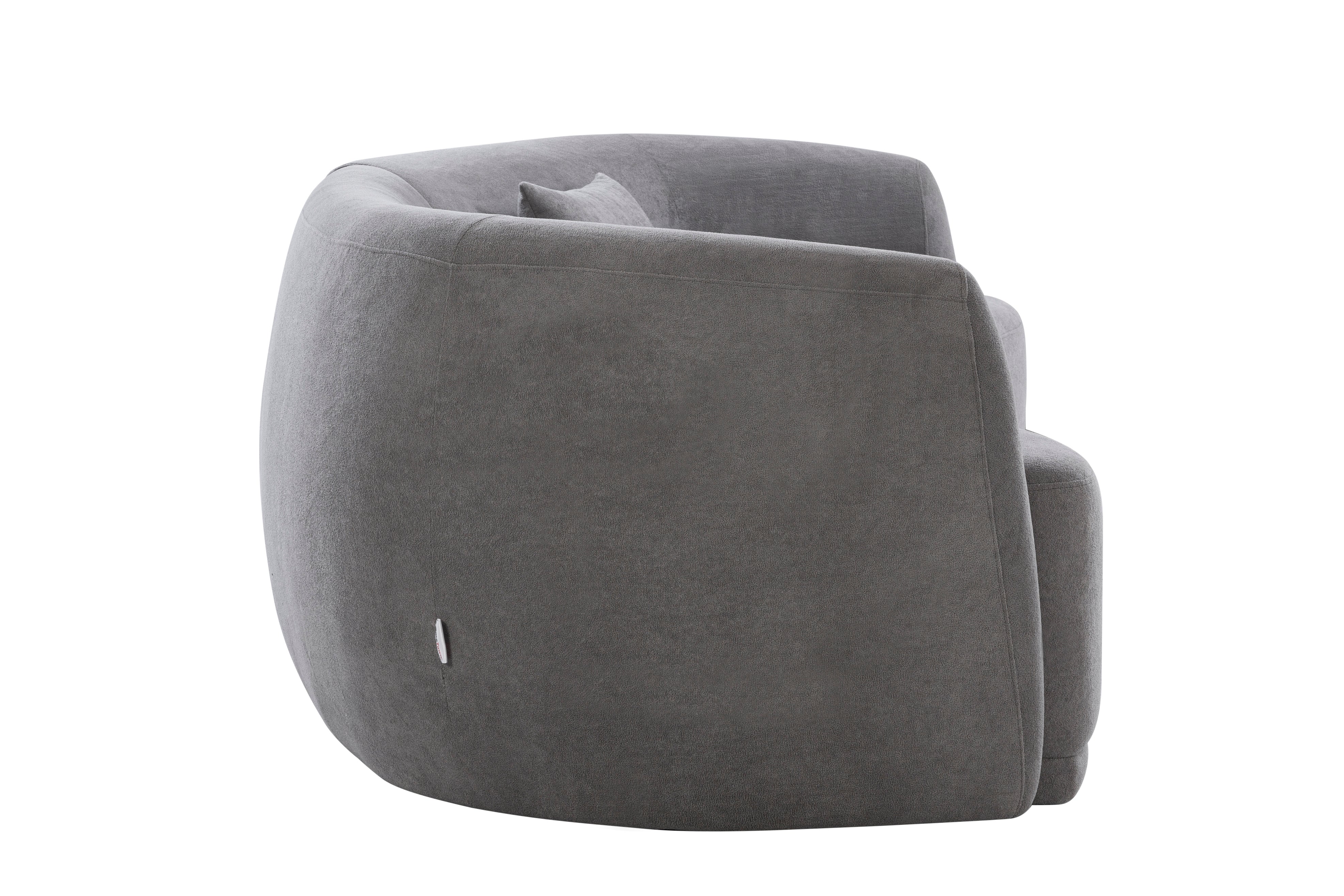 Miami 1 seater Chair in Grey Colour