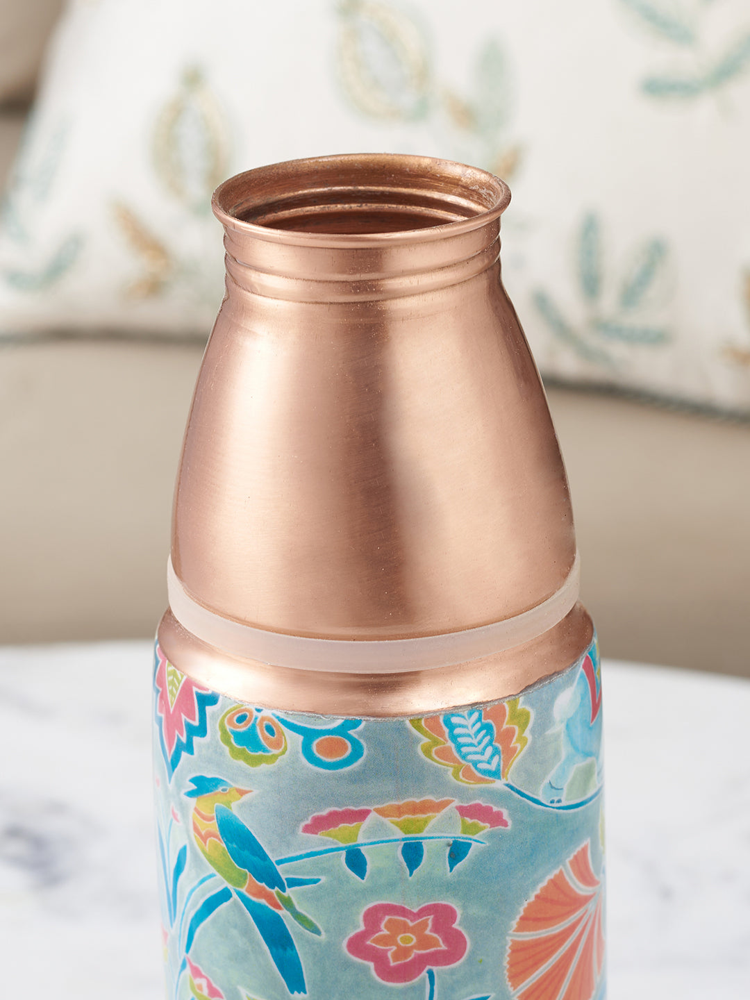 Anar Printed 1 Litre&Igrave;&acirc;&aring;&Ecirc;Copper Bottle and 2 Tumblers 300 ML
