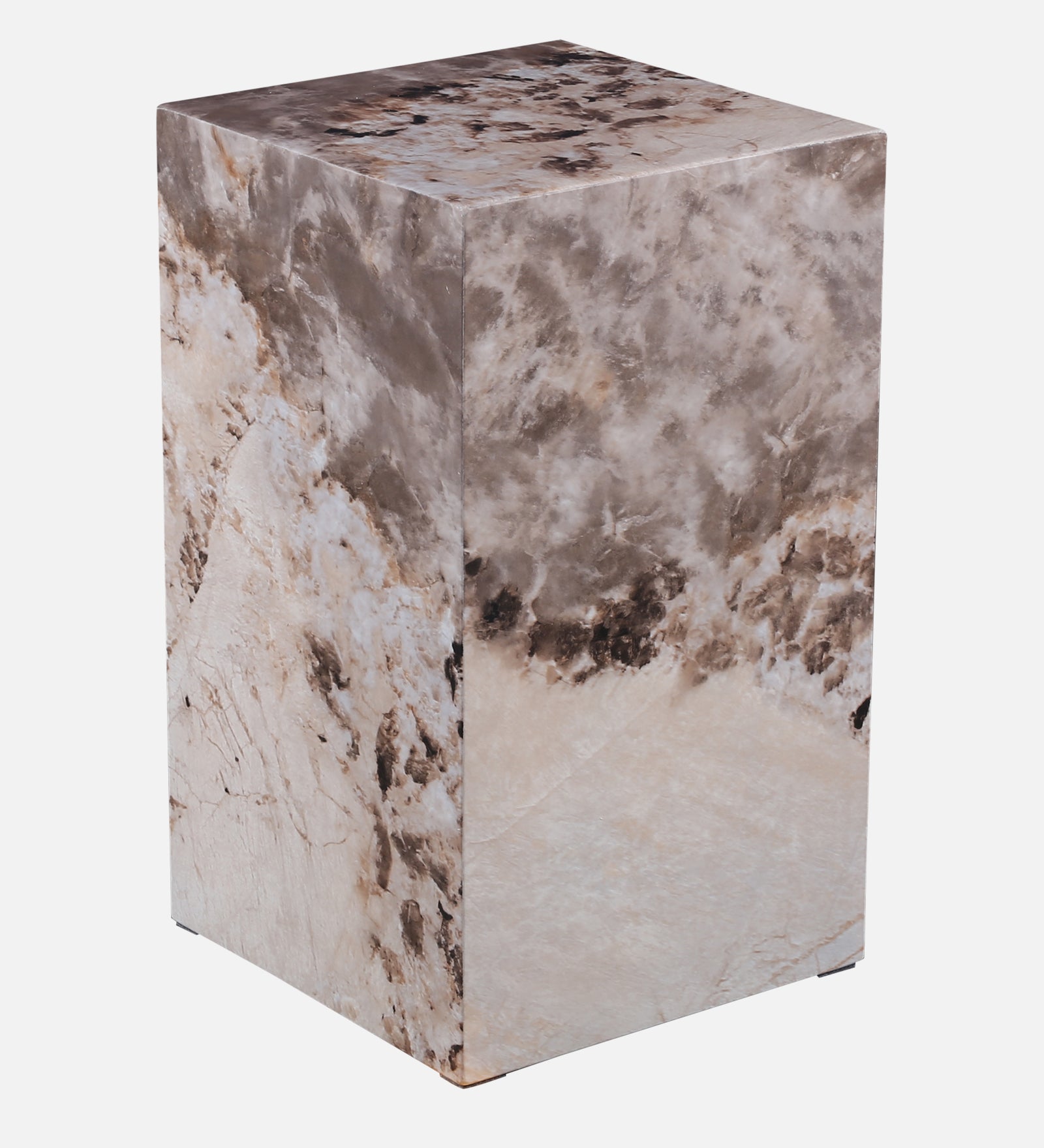 Ionic Marble Top Side Table in Pandora Colour