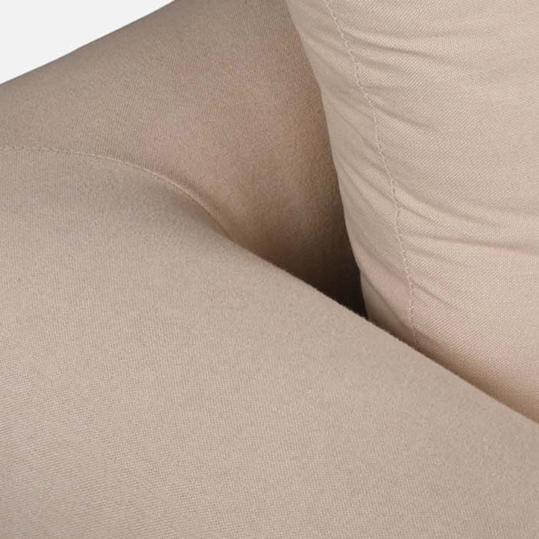 Bodhi Fabric Three Seater Sofa in Beige Colour