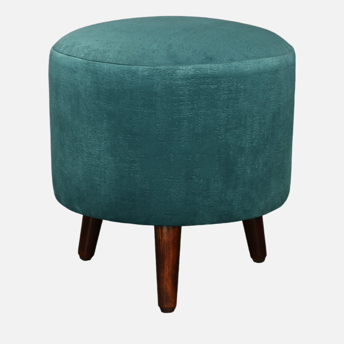 Ordhid Fabric Ottomans in Blue Colour