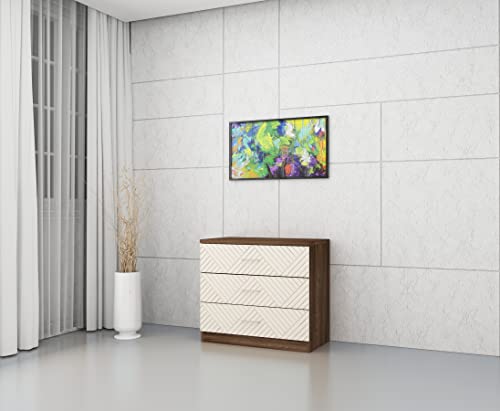 Saville Chest of Three Drawers in Dark Vogue Colour