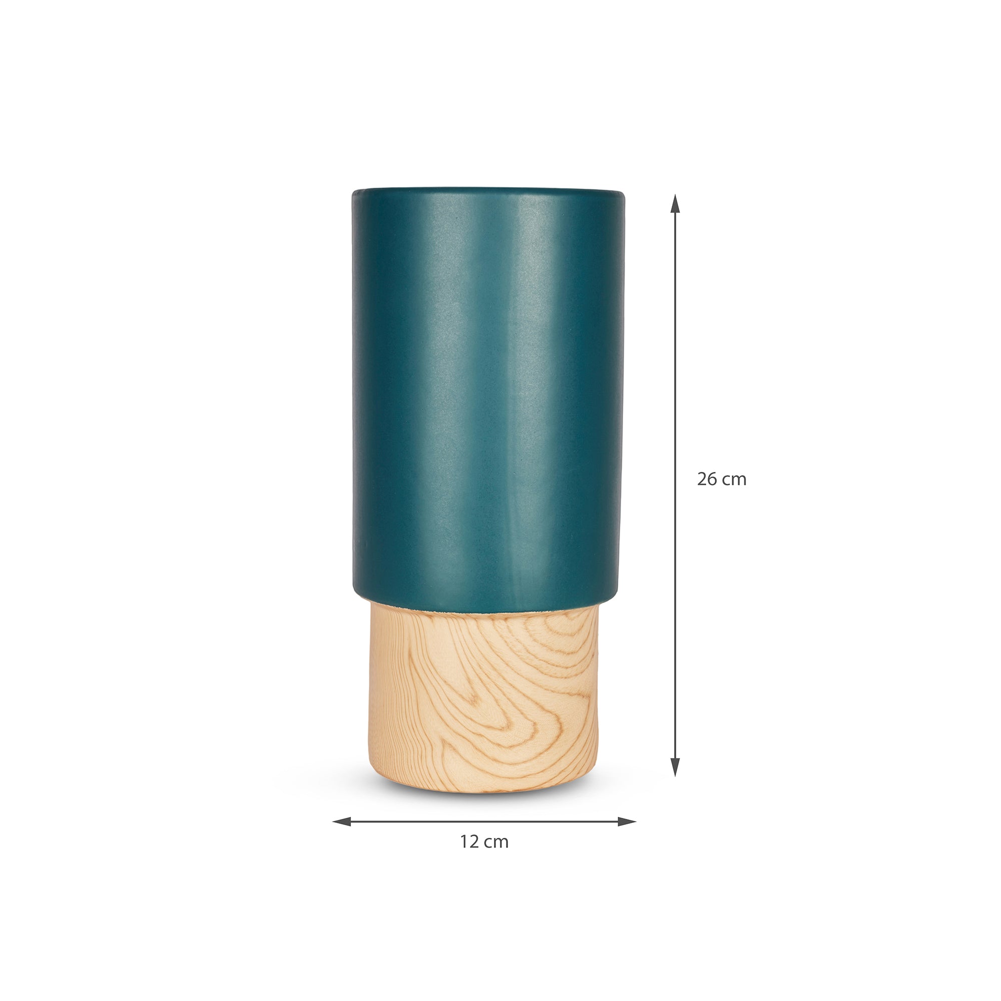 Alura Milan Ceramic Planter 26Cm in Blue Colour