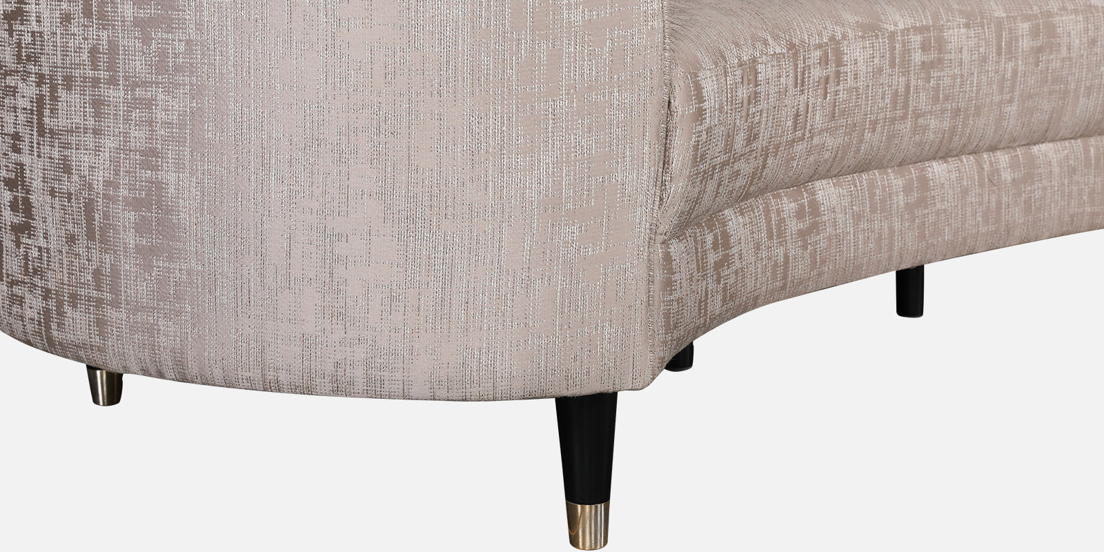 Elysium Fabric Lounger in Grey Colour