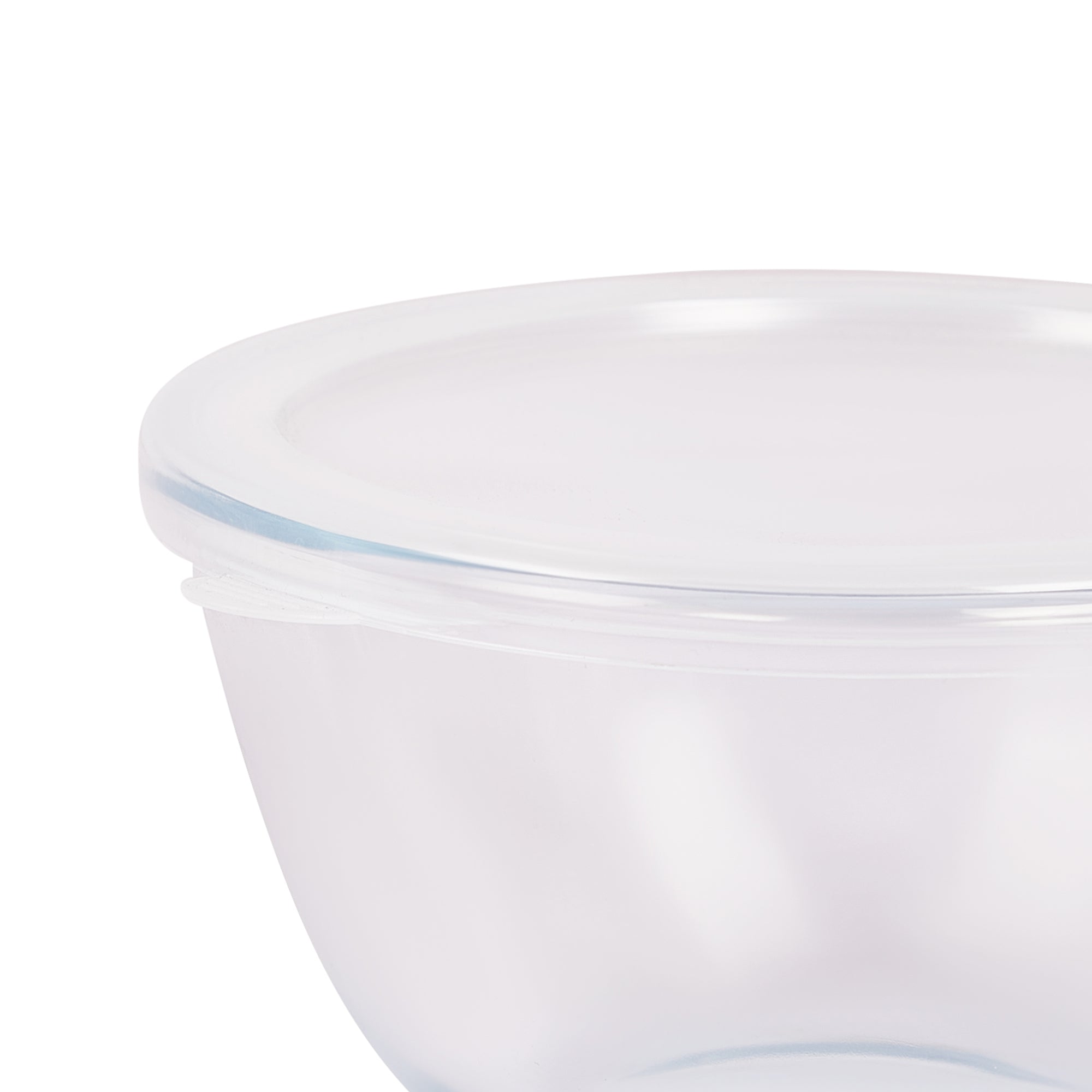 Fiesta Borosilicate Glass Casserole Set of 4 in Clear Colour