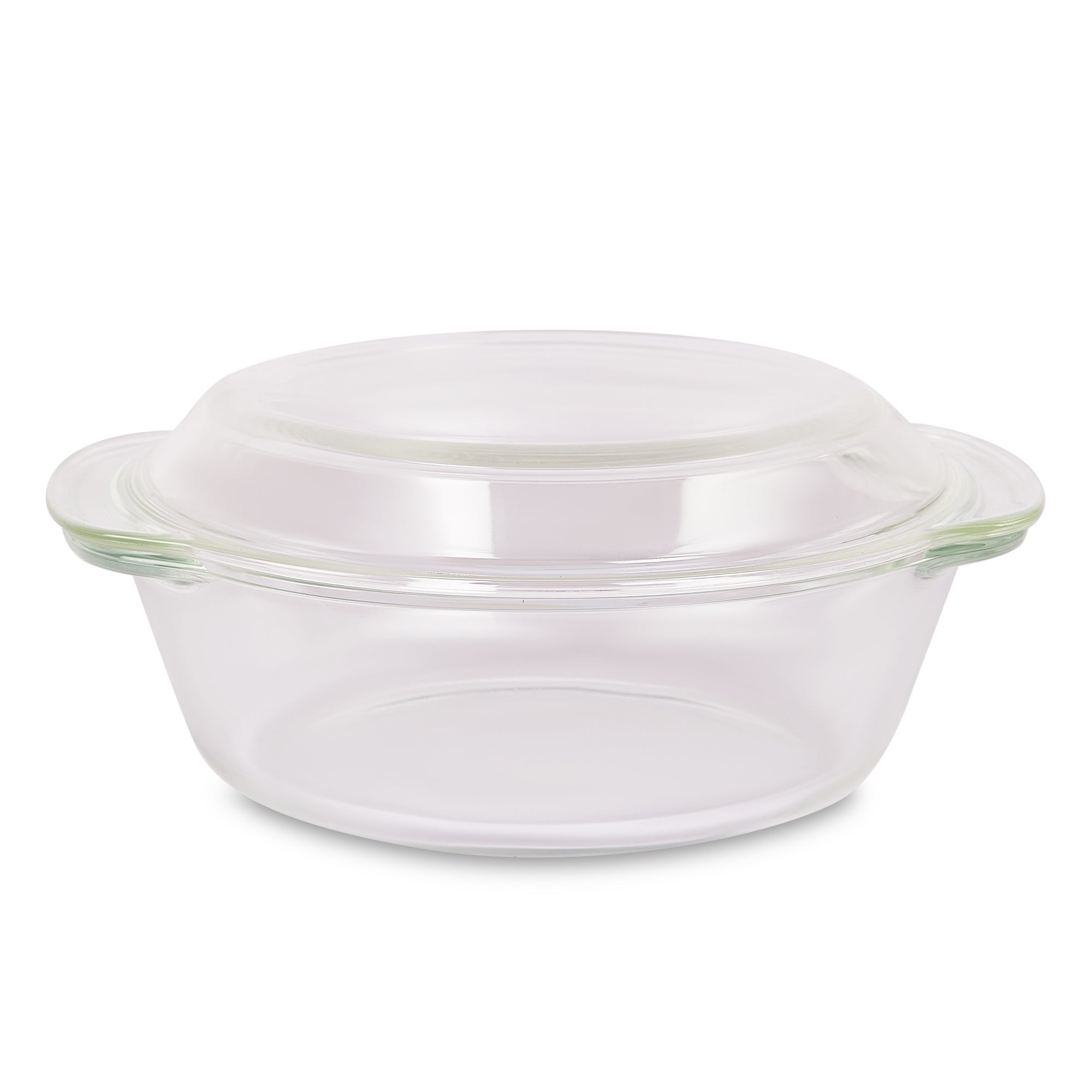 Fiesta Borosilicate Glass Casserole Set of 4 in Clear Colour