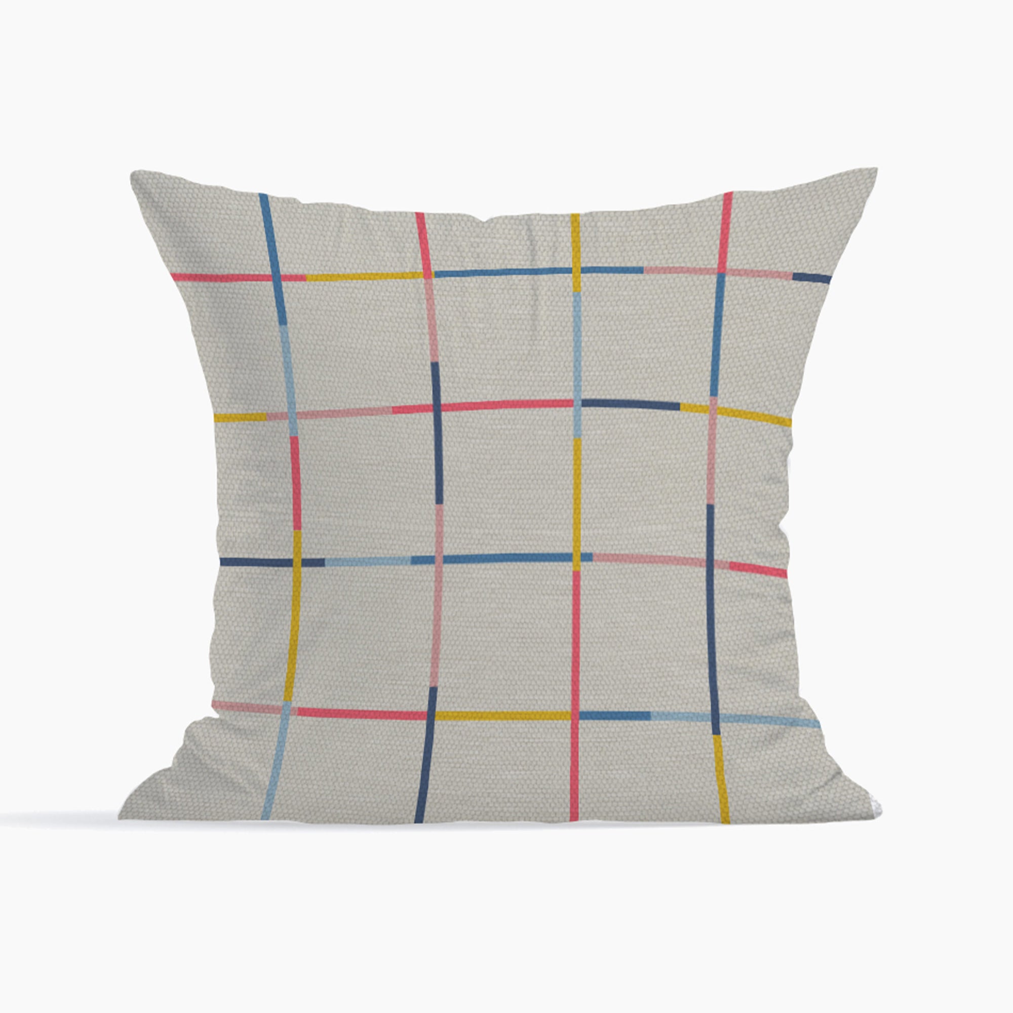 Pop Modern  Reversible Brick Digital Cushion Cover 40x40 Cm in Multi Colour