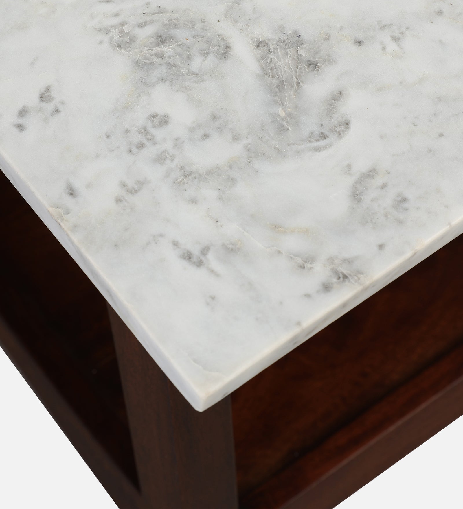 Dante Solid Wood Center Table in Walnut Colour