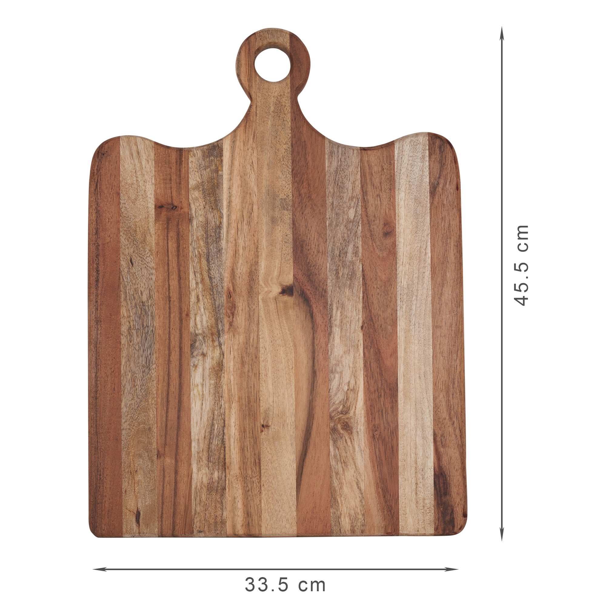 Tuscany Wood Grande Chopping Board/ Serving Platter/ Cheese Board 46 x 34 Cm in Brown Colour