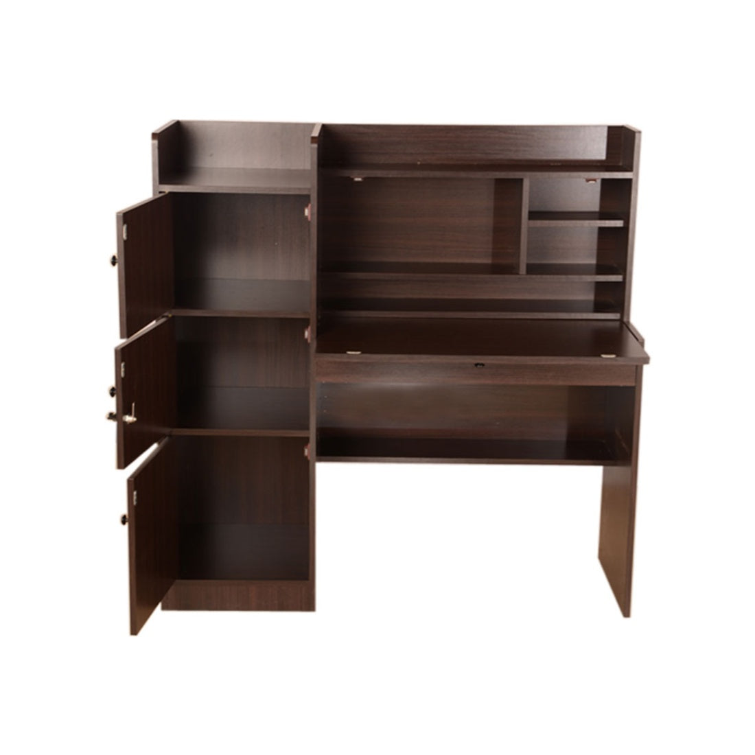 Venus Engineered Wood Study Table in Walnut Colour