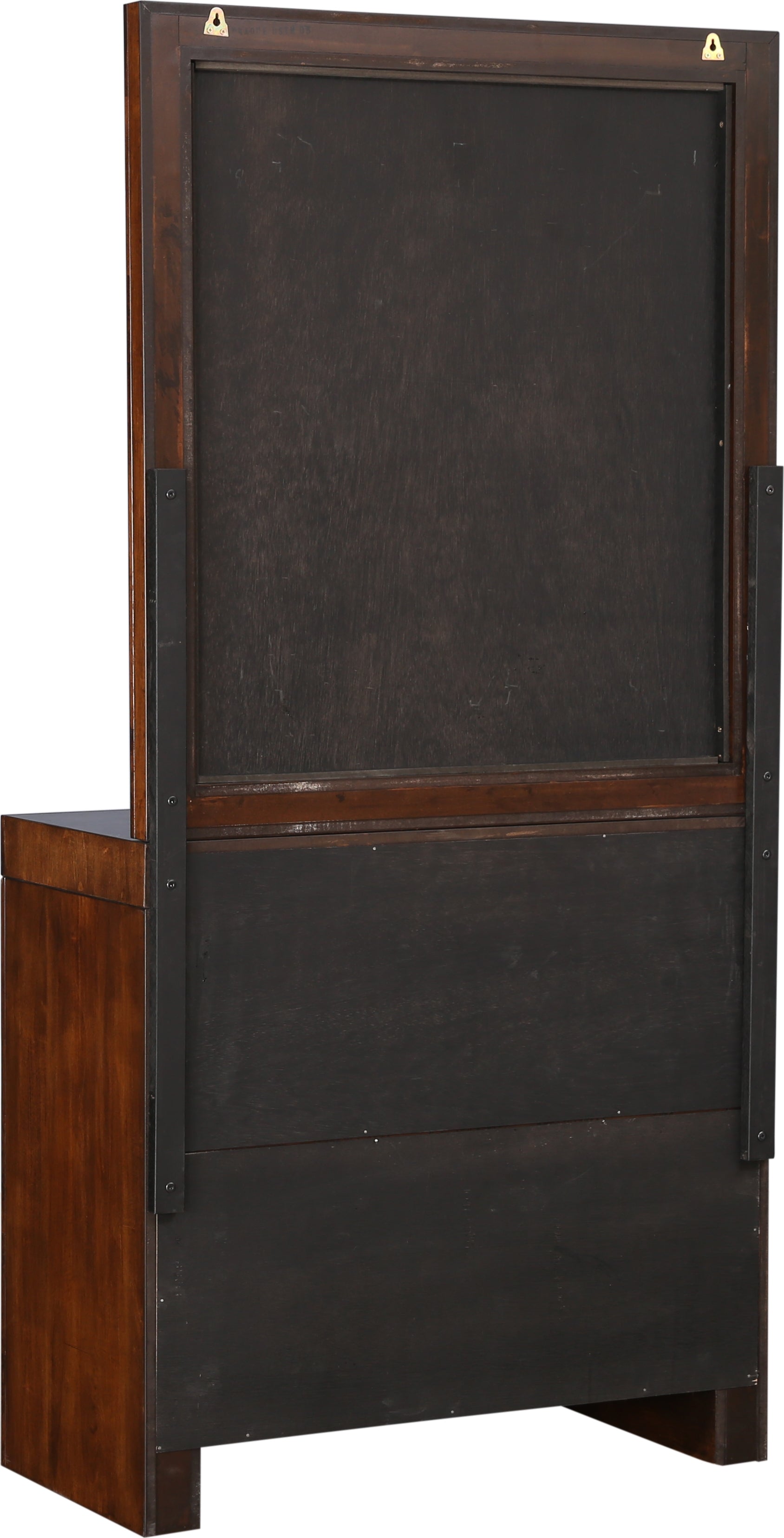 Casablanca Solidwood Dresser with mirror in Walnut Colour