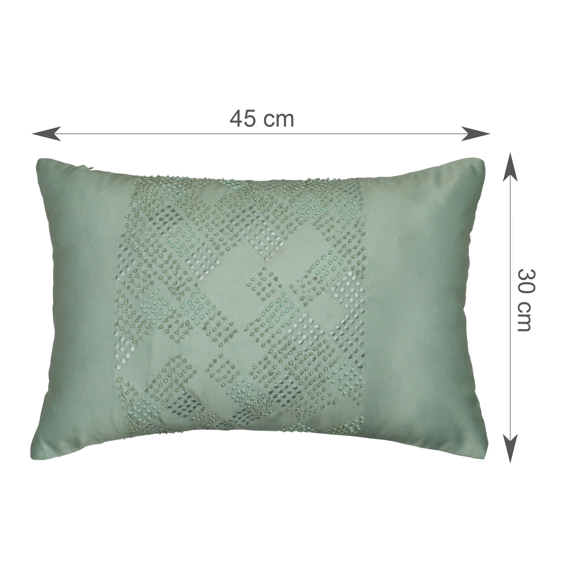 Swarna Cushion Cover Sage, 30x50cm
