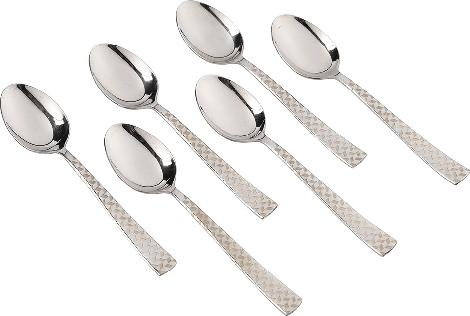 FNS Rhombo Baby Steel Spoon in Silver Colour
