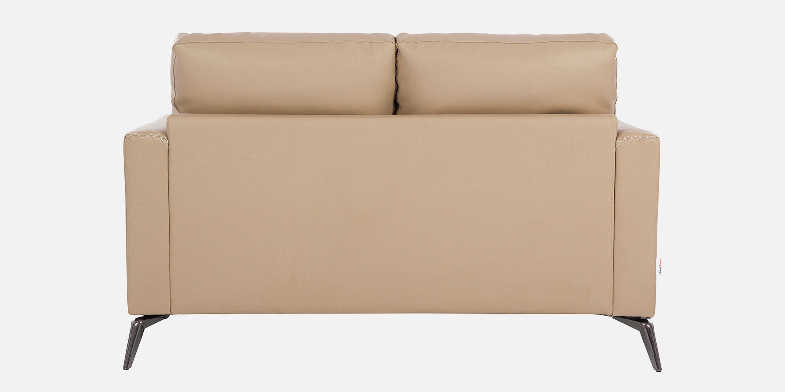Soren Half Leather Two Seater Sofa in Mushroom Colour