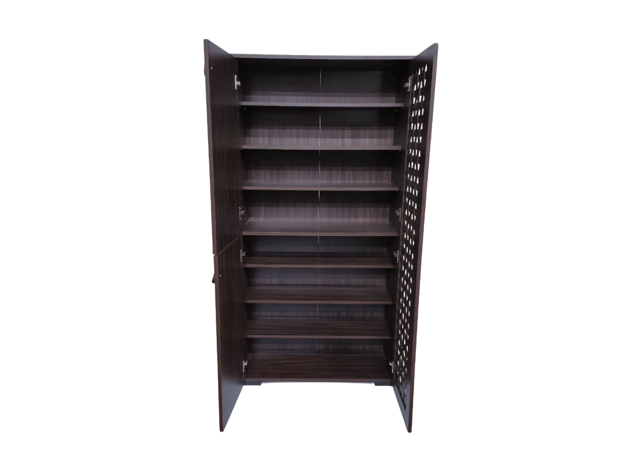 Neste Tall Shoe Rack in Walnut Colour