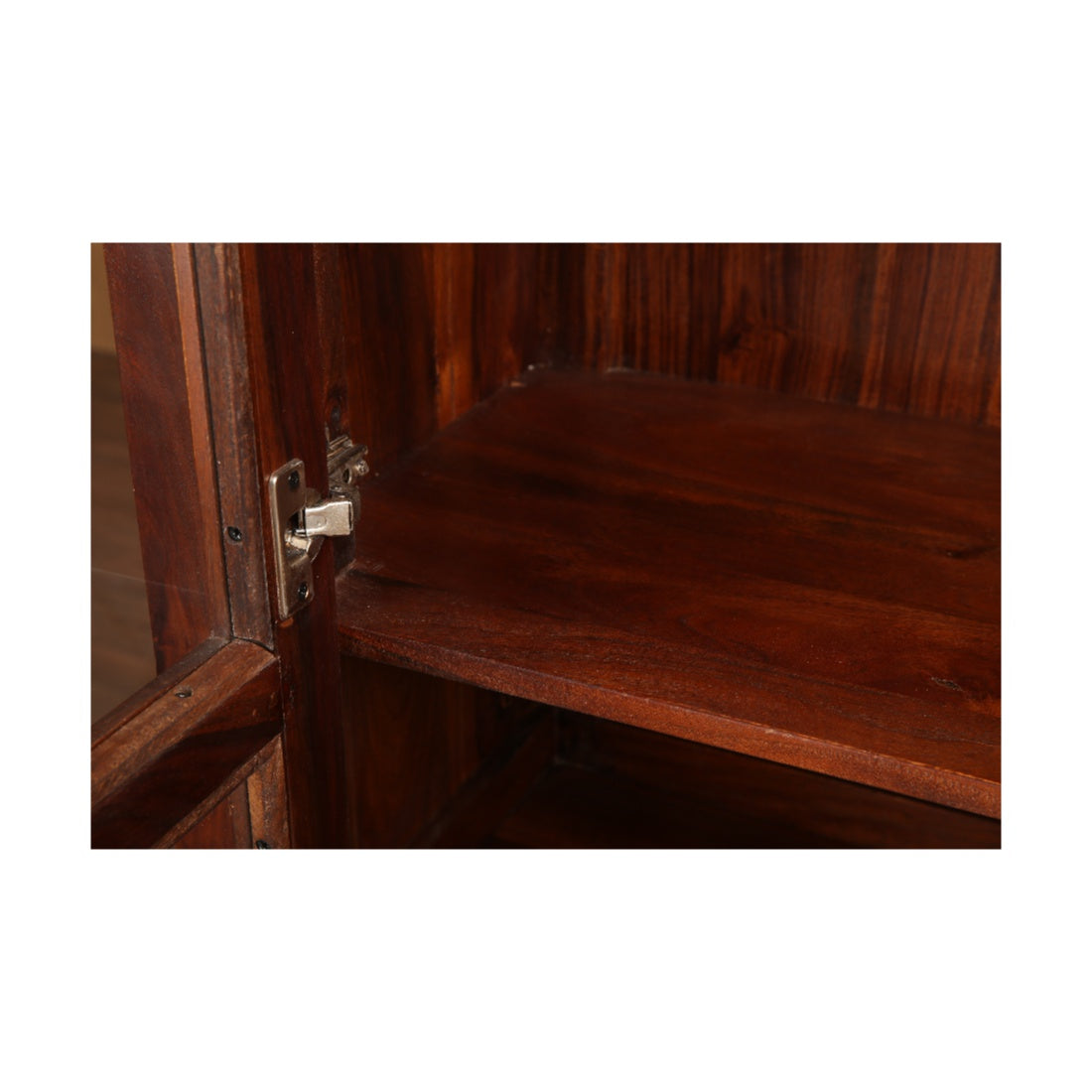 Woodrow Sheesham Wood(Rosewood) Book Shelf in Honey Colour