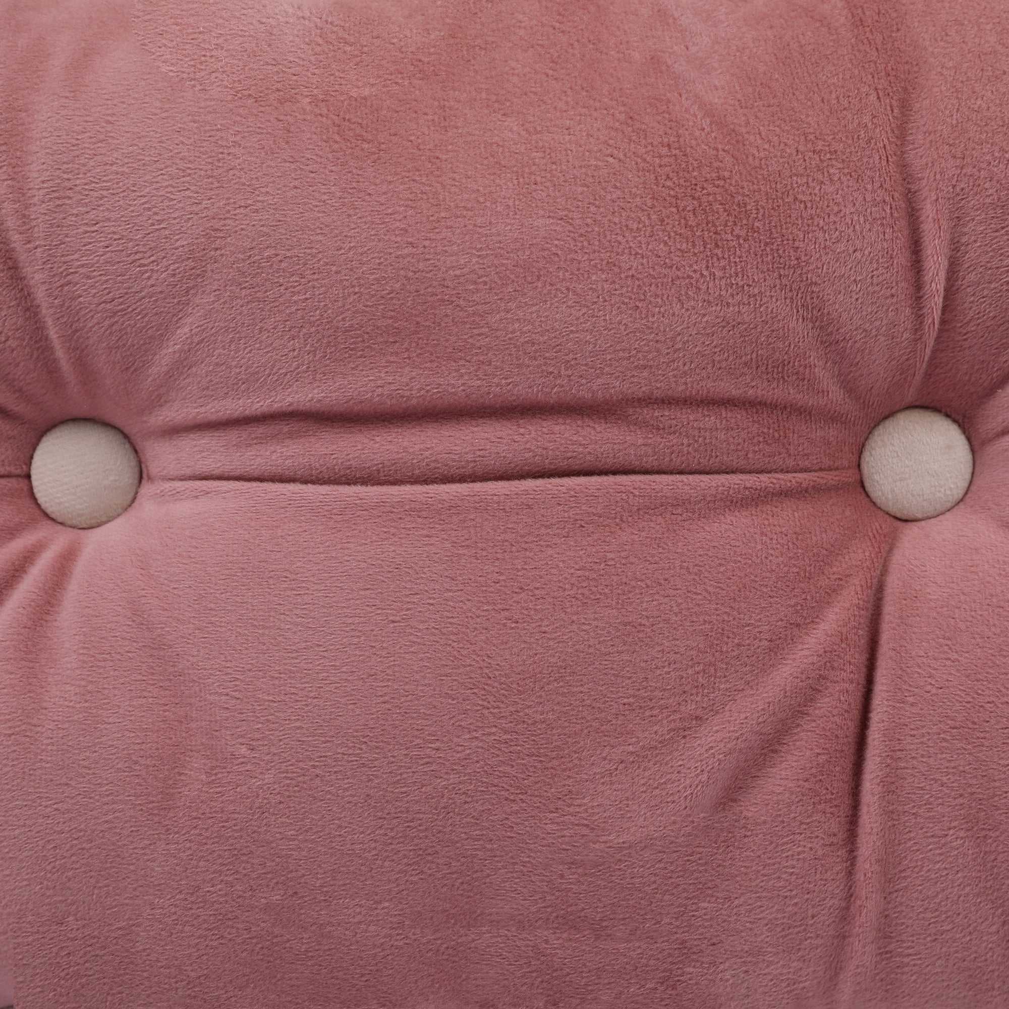Velvet Solid Dori Filled Cushion Rose, 30X45cm