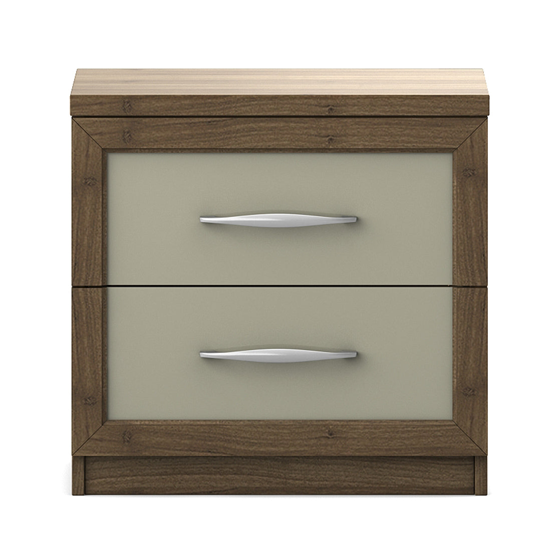 Petra Night Stand in Walnut Colour