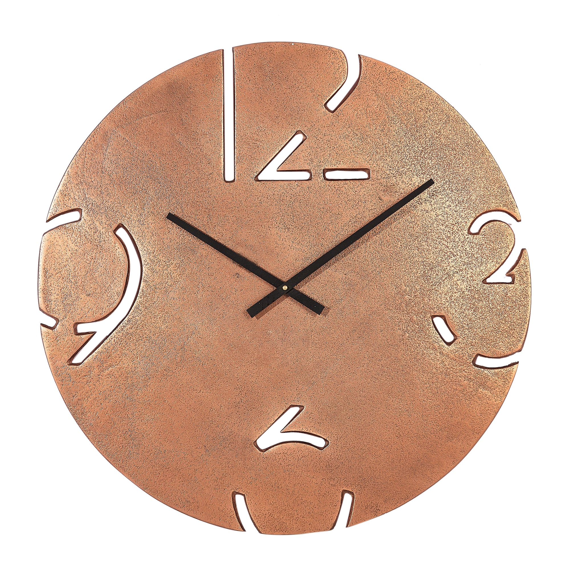 Magna Metal Clocks 56 Cm in Copper Colour