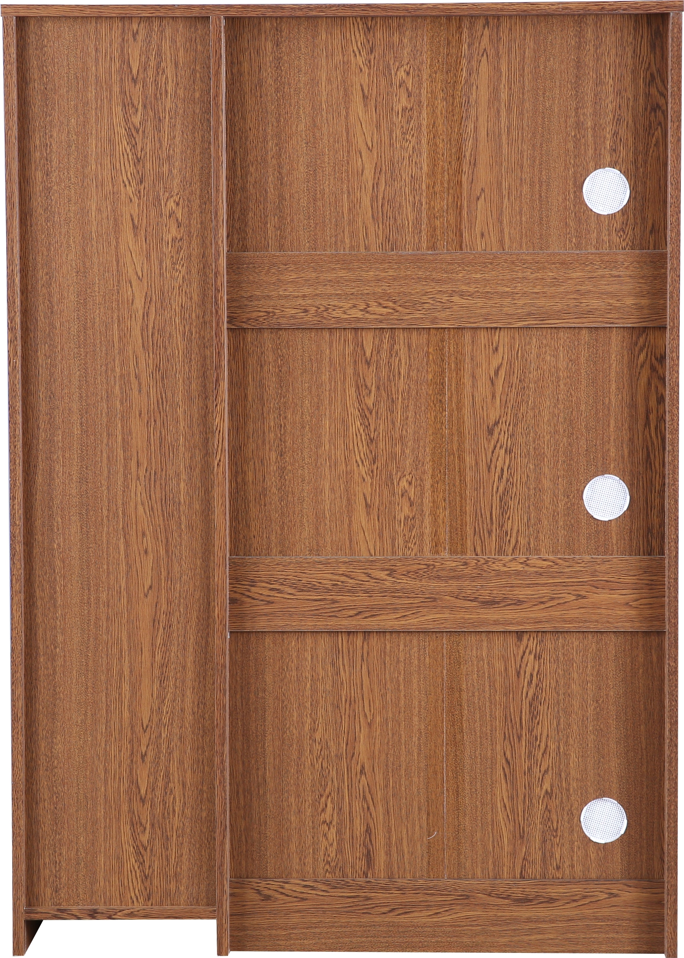 Alder Engineered Wood 3 tier Shoe Rack + Cabinet in Oak Colour
