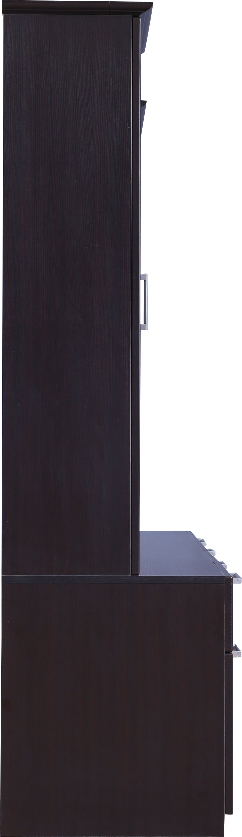 Mandrin Engineered Wood Wall Unit in Wenge Colour