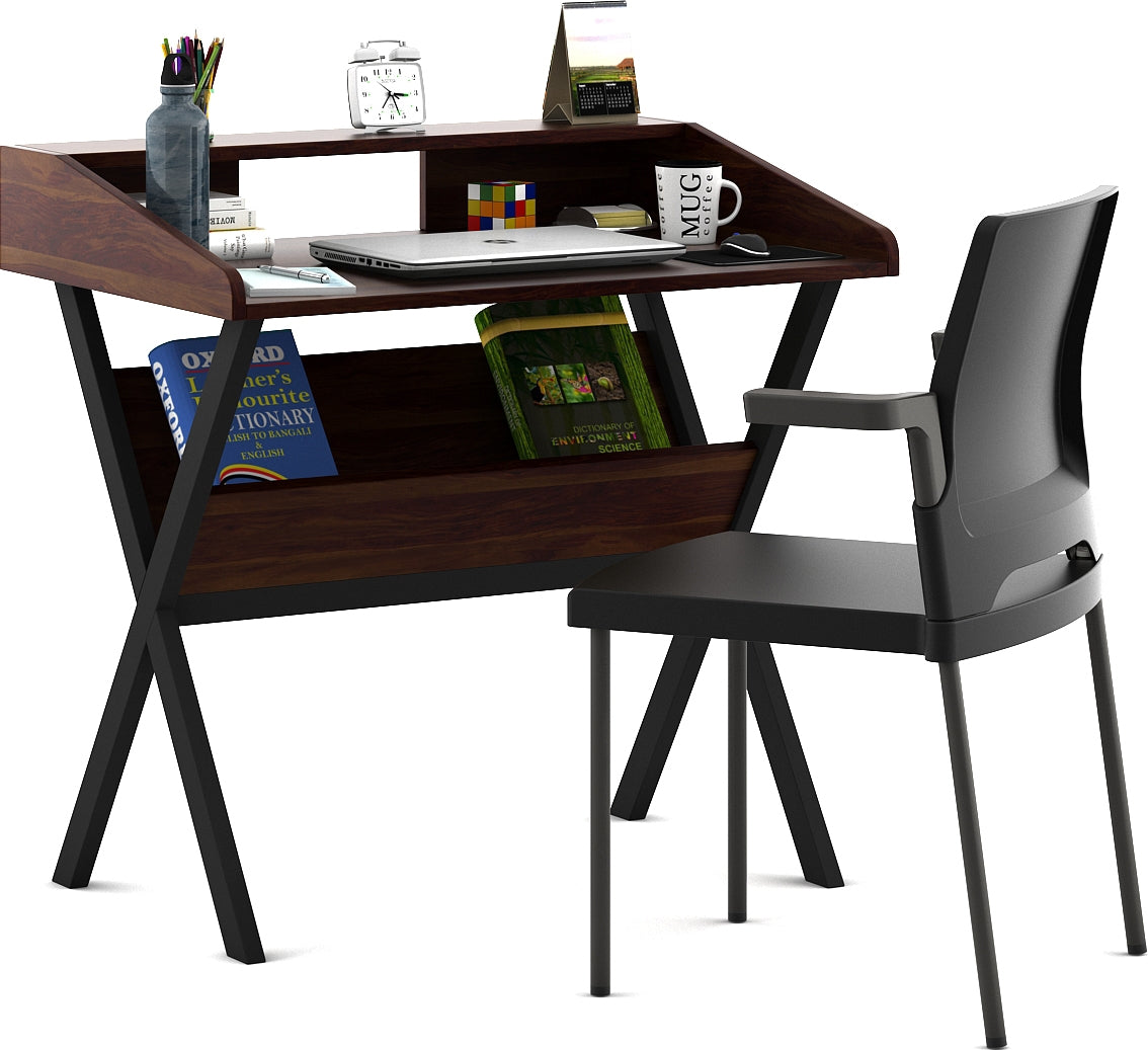 Victory Study Table in Natural Sheesham Colour