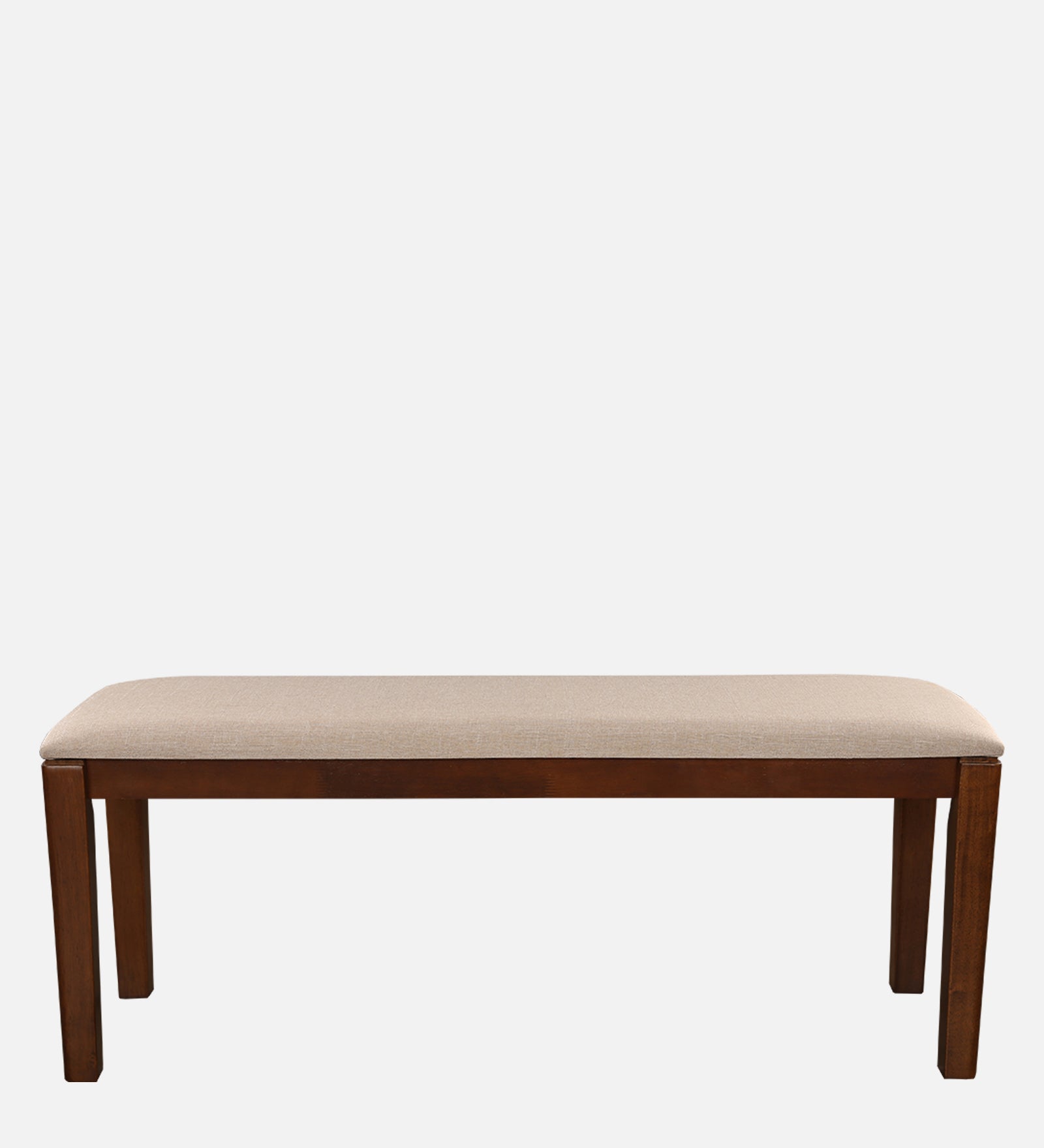 Quest Marble Top Six Seater Dining Set With Bench in Walnut Colour