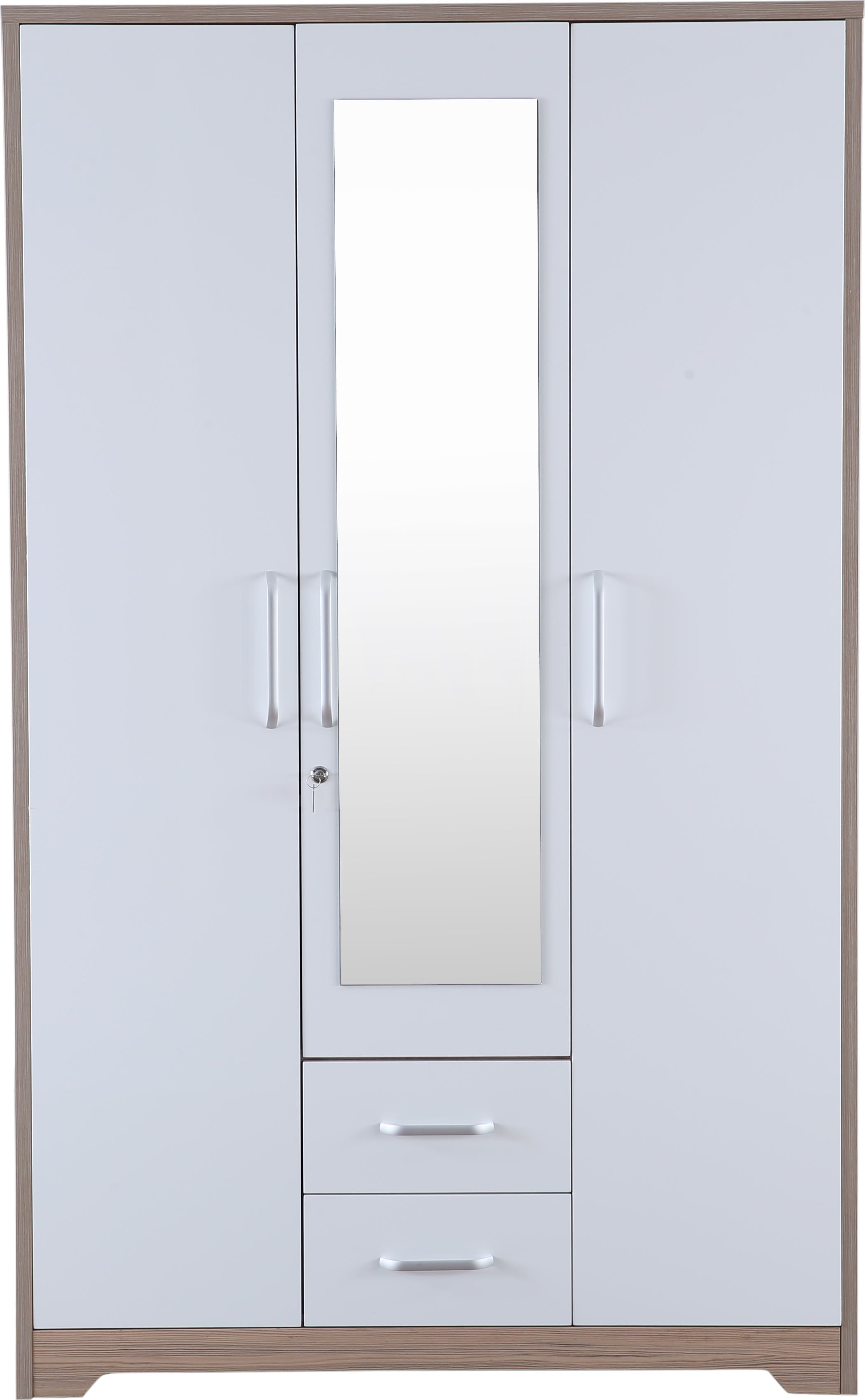Ambra Three door Wardrobe in Oak Colour