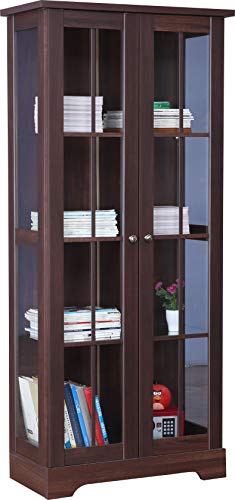 Holly Engineered Wood Book Shelf in Walnut Colour