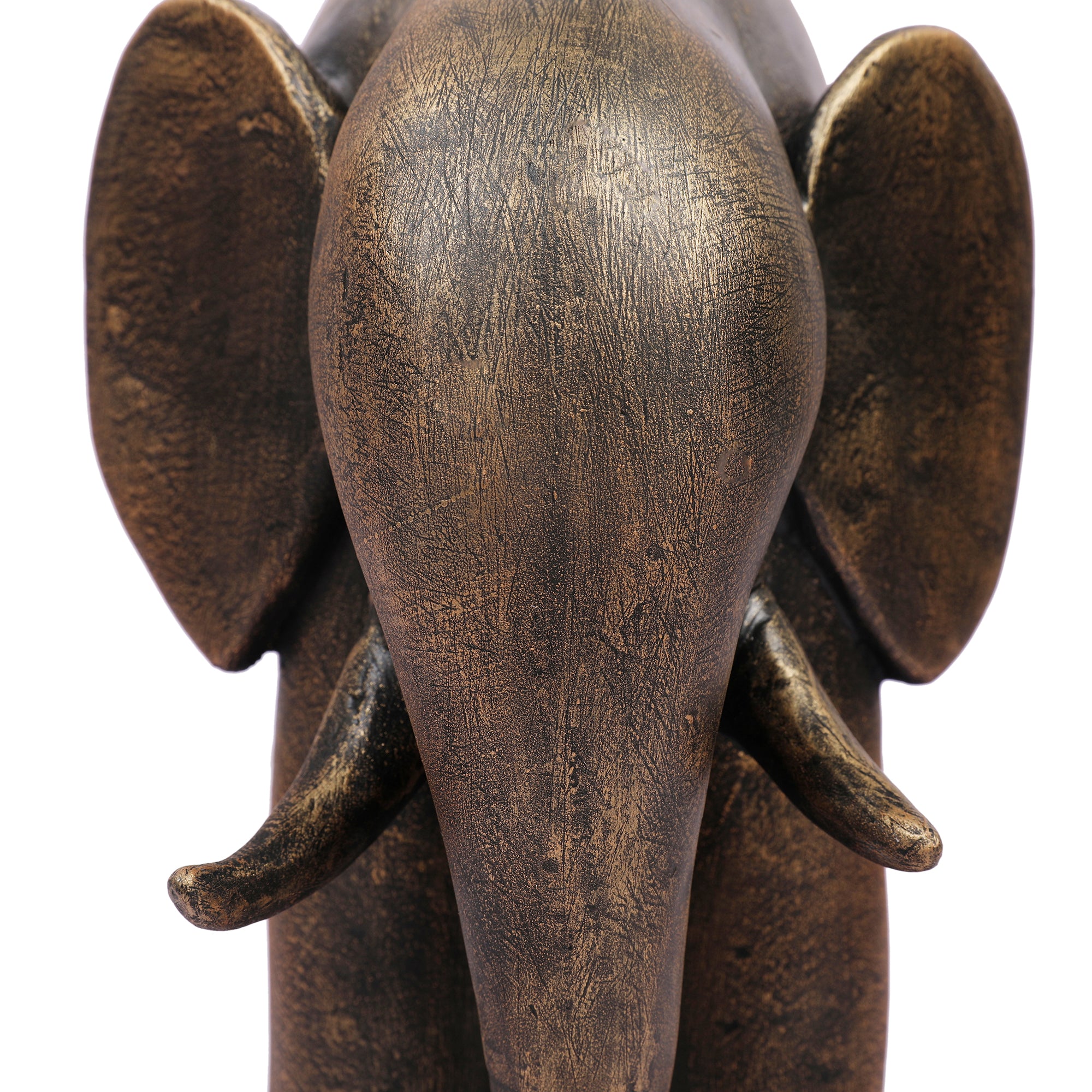Stella Antique Finish Polyresin Elephant Table D&eacute;cor